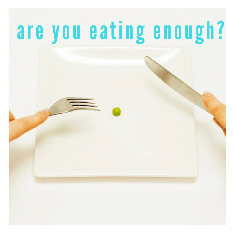 4 Reasons Why "Move More, Eat Less" Doesn't Work | earn your food 2 chronic undereating