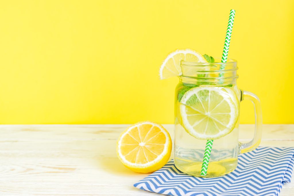 The Best Coffee Alternatives for a Healthy Gut, Balanced Hormones & More Energy (My Top “Gut Luv Coffee” Picks!) | best coffee alternatives Citrus lemon water with sliced lemon and mint leaves healthy and detox water drink best coffee alternatives - Citrus lemon water with sliced lemon and mint leaves, healthy and detox water drink
